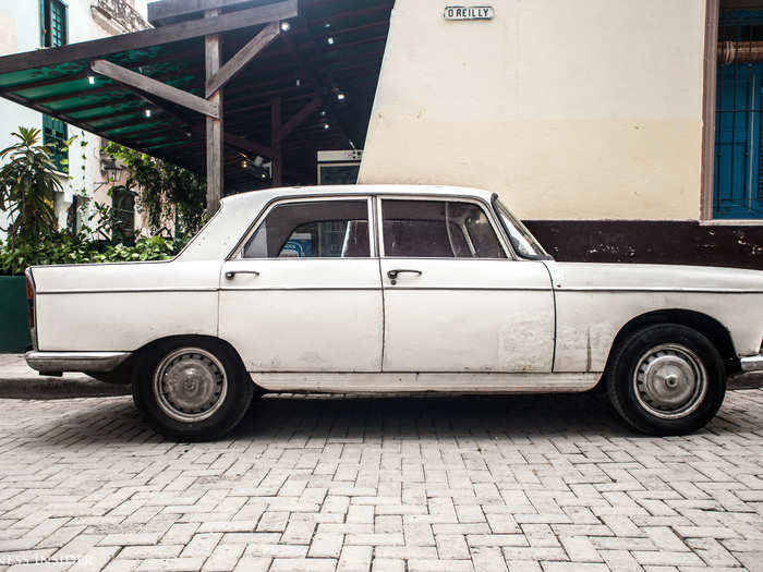 The majority of these vintage cars serve as taxi cabs for tourists, providing a crucial income for locals. A 10-15 minute ride could cost tourists around $10.