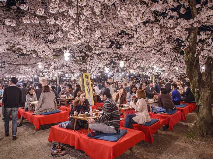 The springtime Hanami festivals in Maruyama Park are especially breathtaking.