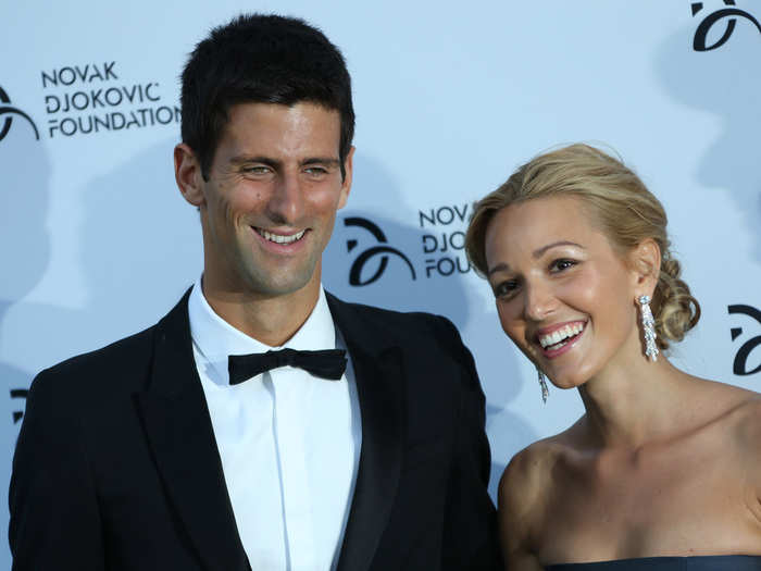 Djokovic and his wife, Jelena, help run the Novak Djokovic Foundation, which aims to improve early childhood education. So far, the organization has donated over $3.4 million to its cause.