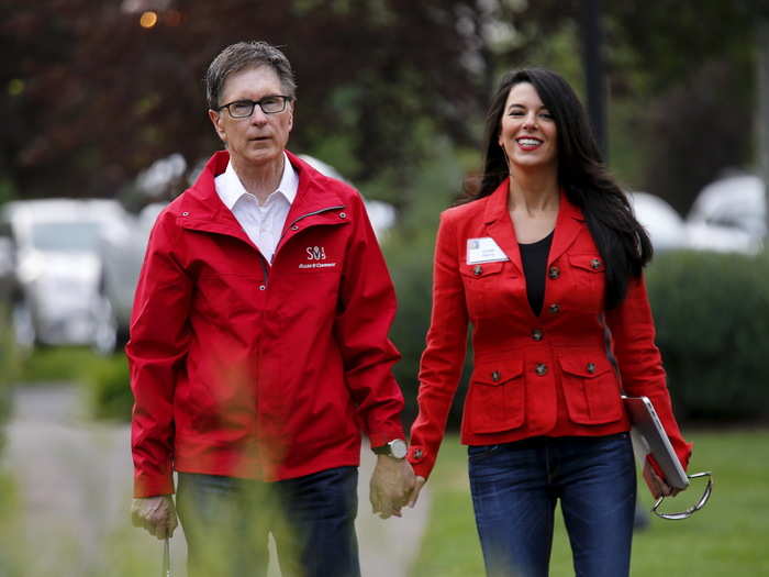 John William Henry, principal owner of the The Boston Globe, the Boston Red Sox, and Liverpool Football Club, arrived with his wife, Linda, managing director at The Boston Globe and the cofounder of HUBweek.