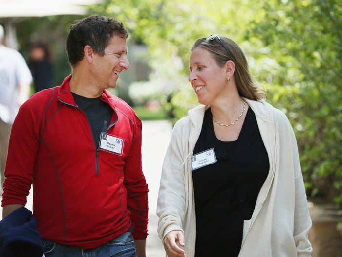 Susan Wojcicki, CEO of YouTube, and her husband Dennis Troper, a director of product management at Google for over 12 years.