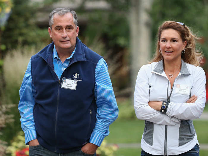 Brian Krzanich, Chief Executive Officer of Intel, with wife Brandee, a Harvard Business School grad who started a Montessori school in Phoenix.