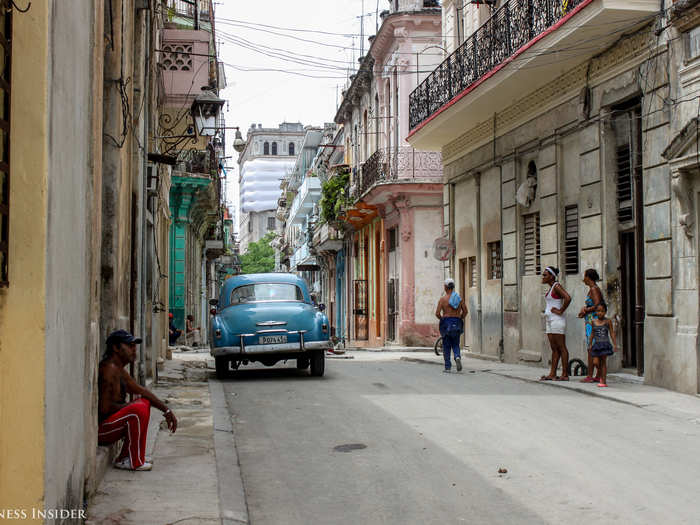 Without consulting any maps, we wandered around Havana