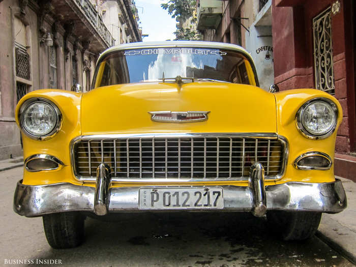 We took time to photograph each classic car we passed.