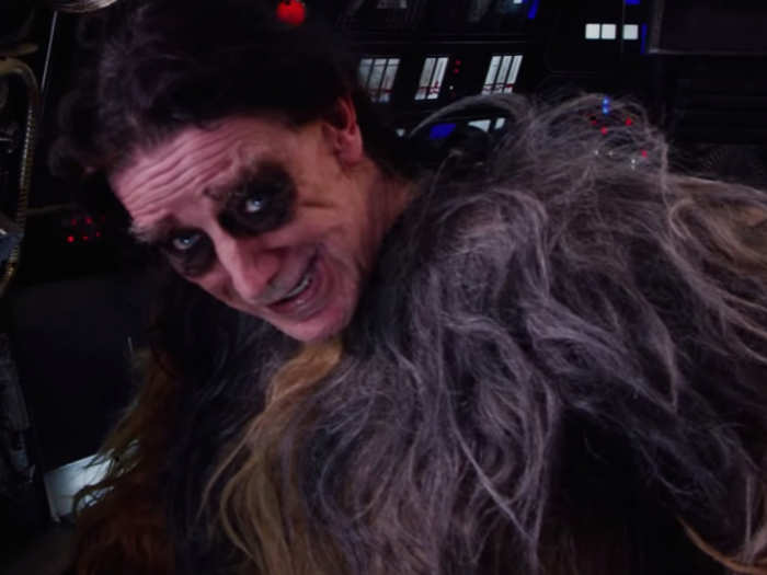 Peter Mayhew is back to play Chewbacca. This will be his fifth time playing the character.