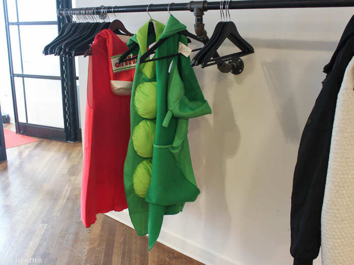 Tumblr throws parties throughout the year, but their favorite is the annual Halloween bash. Some people leave their costumes in the office year-round, hence the ketchup bottle and pea pod get-ups.