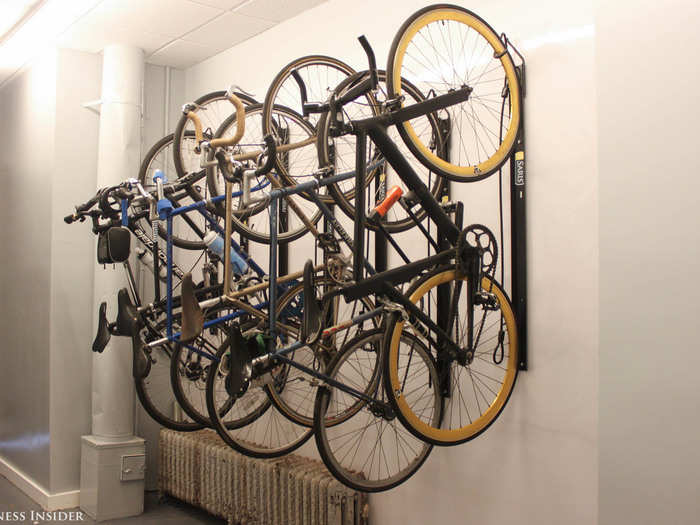 They also offer plenty of storage for people who want to ride their bikes to work.