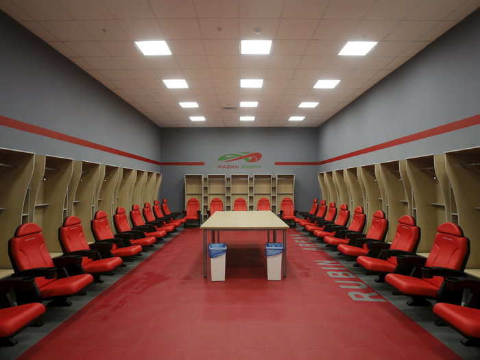 As well as changing rooms for players.