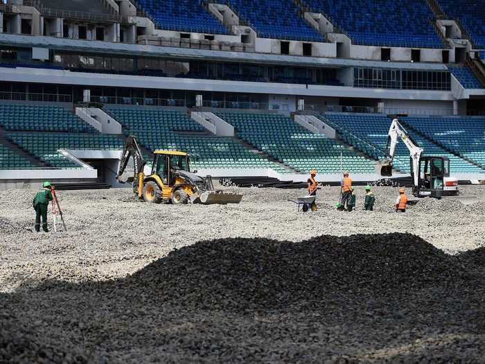 Other stadiums that have already been built still need to be renovated.