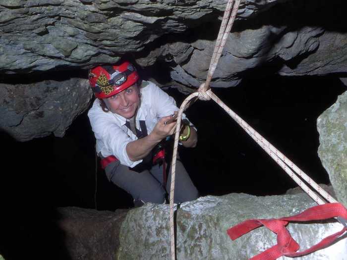 Holley Moyes explores caves and examines artifacts to understand the rituals of ancient people.