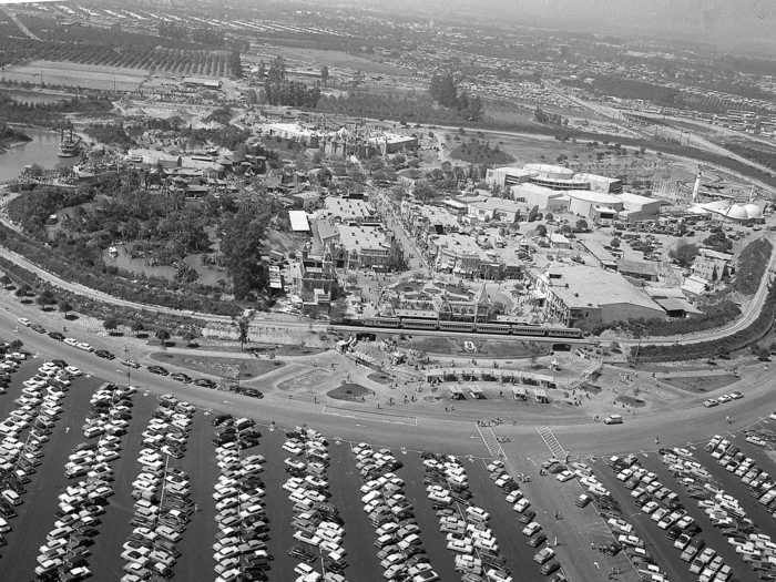 When it opened, Disneyland featured 18 attractions scattered throughout five lands: Adventureland, Fantasyland, Frontierland, Tomorrowland, and Main Street USA.