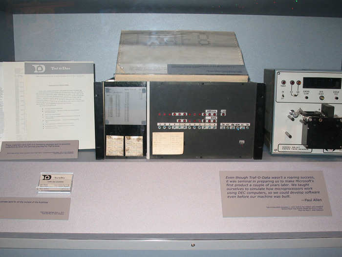 The actual first computer built by the duo that would become Microsoft