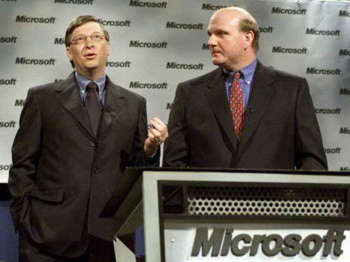 Gates takes a step back, and Ballmer becomes CEO