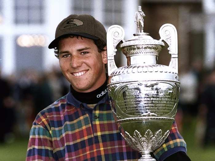 Sergio Garcia in 1998 (age 18).