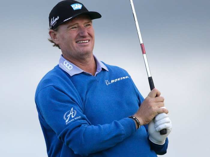 Ernie Els now.