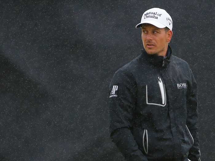 Henrik Stenson now.