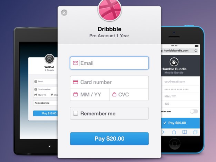 Stripe helps developers and website owners accept any type of payment method.