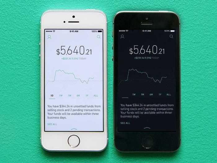 Robinhood is a free mobile-brokerage app.