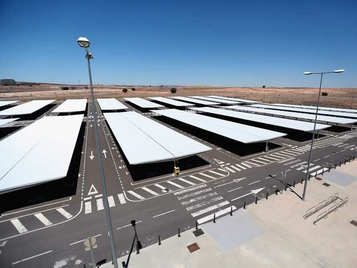 Since 2012, the terminal buildings, runways, car parks and other unfinished elements have sat abandoned in the Spanish sun.