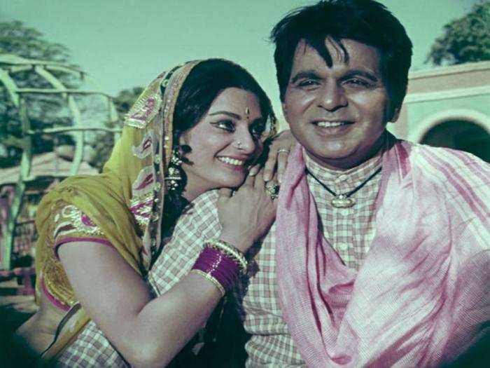 Dilip Kumar and Saira Banu