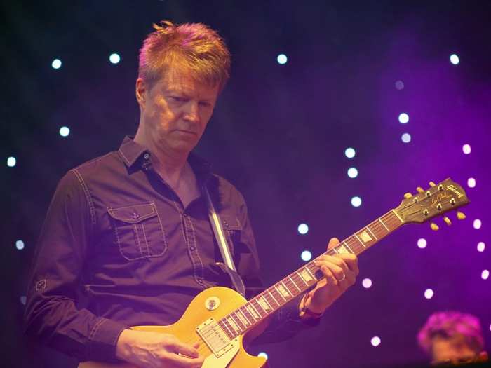 As was the legendary Nels Cline, whose guitar theatrics add so much to Wilco