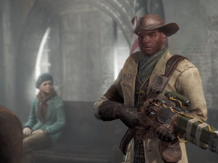 Finally, you meet Preston Garvey: the man in charge of a small group of survivors hiding inside the Museum of Freedom. Garvey is the guy who was waving at you from the balcony earlier. He explains the dire situation he