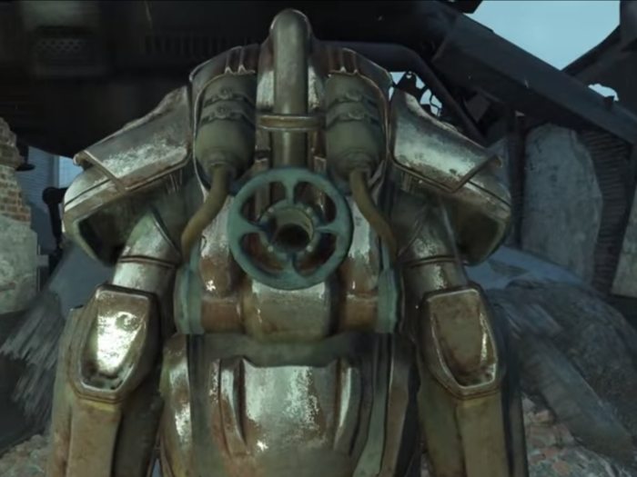 The benefit of helping, it appears, is getting to use a new form of "Power Armor." If that sounds intense, it