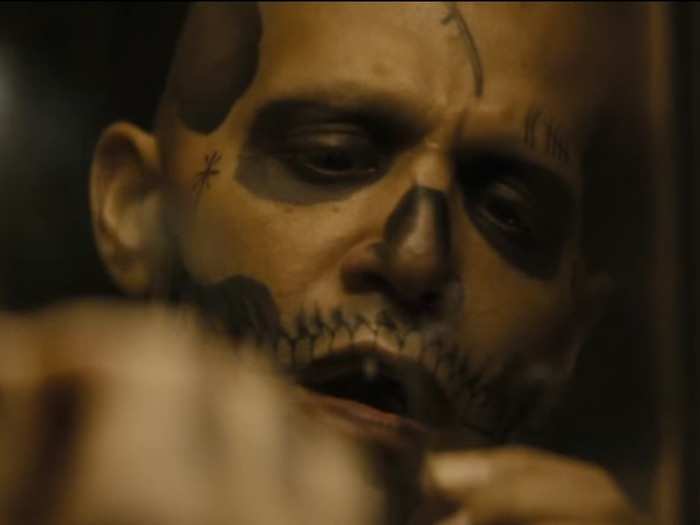 El Diablo, an ex-criminal covered in tattoos, is played by Jay Hernandez.