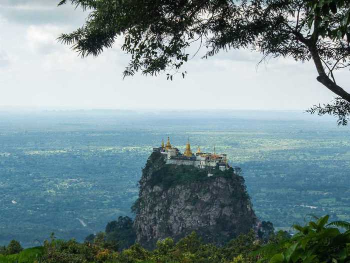 Climb the 777 steps to Taung Kalat, a Buddhist monastery in Myanmar that