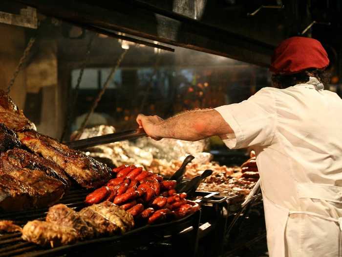 Gorge yourself on grilled meats at a parillada in Argentina or a churrascaria in Brazil.