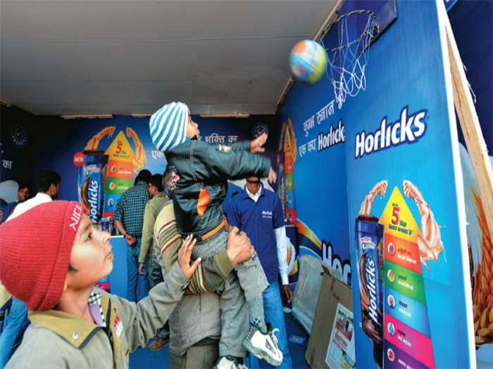 Slam dunk = Free Horlicks+biscuits