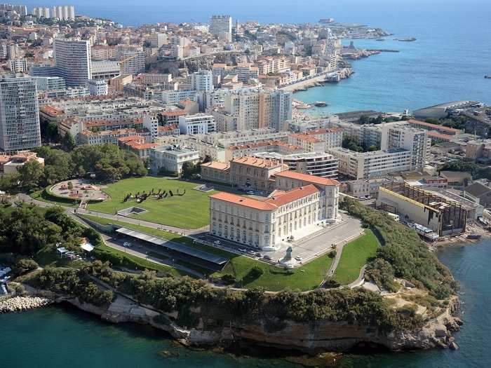 Palais du Pharo, a palace built in 1858 for Napoleon III, is also a popular tourist destination of Marseille.