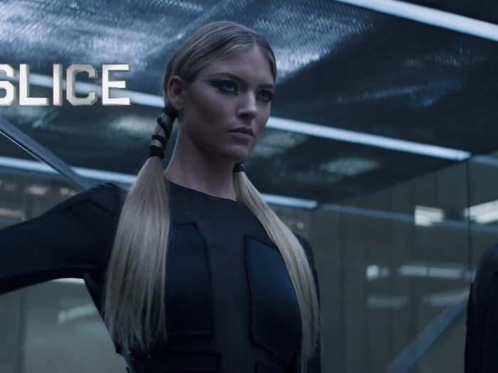 Martha Hunt appeared as "Homeslice."