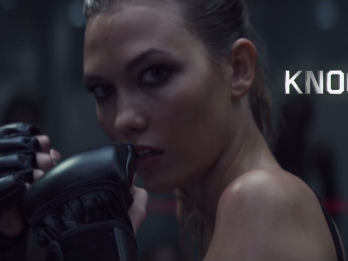 Karlie Kloss played the part of "Knockout."