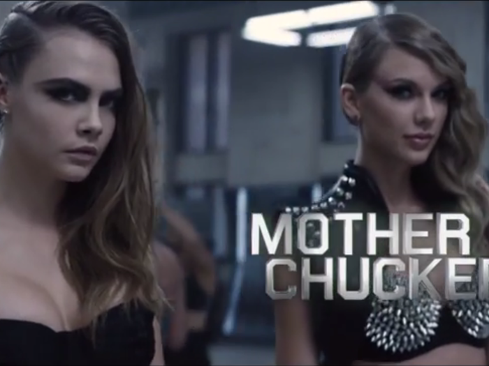 And Cara Delevigne starred as "Mother Chucker."