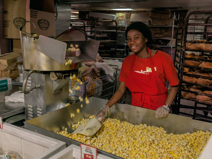 The employees were all super friendly, and many were producing food in front of customers