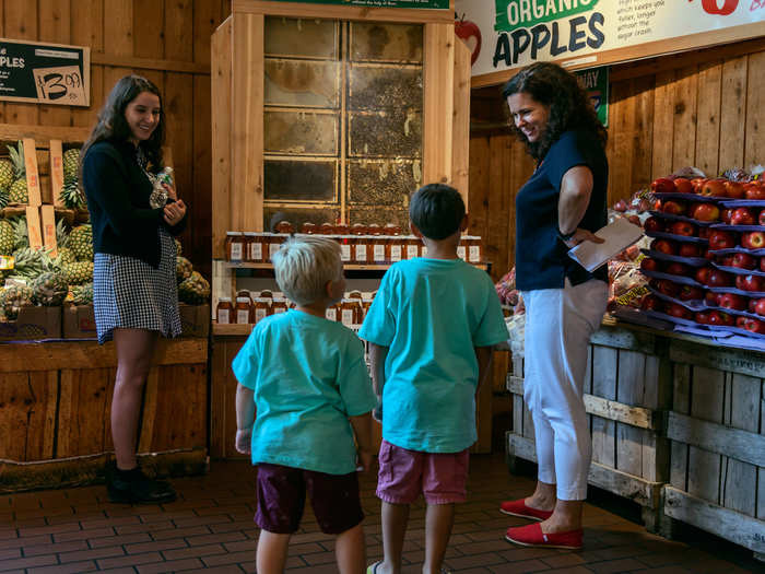 The place was also part-science museum. In the fruit section, there’s even an observational beehive that’s home to nearly 50,000 honeybees. It’s one of the largest observational hives in the world.