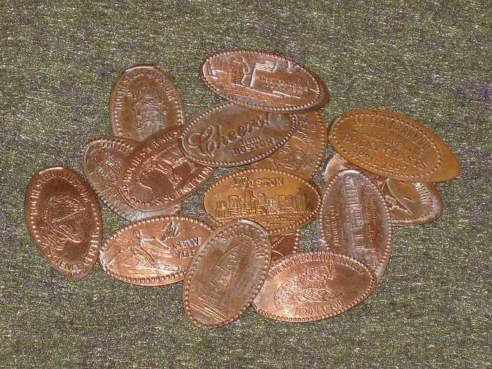 A souvenir penny.