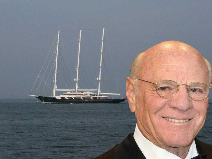 #5 IAC CEO Barry Diller and wife Diane von Furstenberg own the 271-foot "EOS," one of the largest sailing vessels in the world. "I