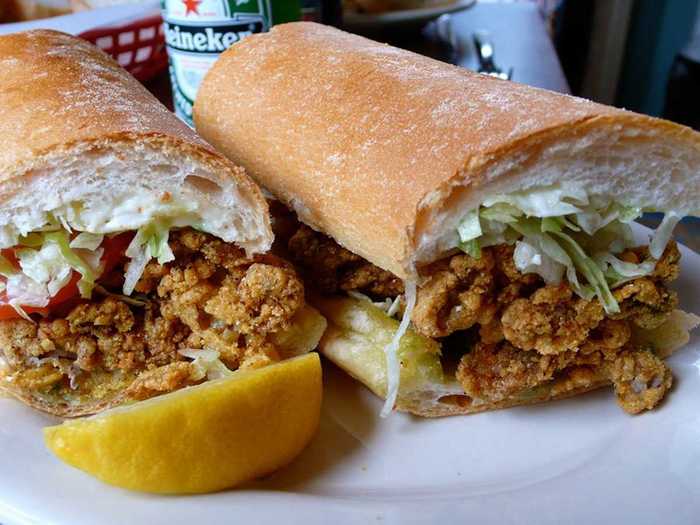 NEW ORLEANS, LOUISIANA: New Orleans is famous for its delectable Creole dishes. Try a po-boy sandwich, which might have fried seafood or smoked sausages, or head to one of the oldest restaurants in America, Antoine’s, where oysters Rockefeller were invented.