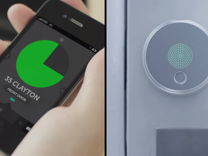 August Smart Lock replaces or supplements your traditional keyed entry with a smartphone app that can extend guest access, log visits, and keep your home safe from anywhere. The packaging also looks like a door, IDSA says, "providing users a seamless product experience from the moment of purchase."