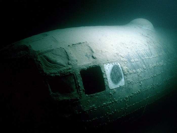 Today, over 70 years later, the plane remains untouched on the bottom of Lake Mead. Thanks to falling water levels, it’s becoming easier to find and explore.