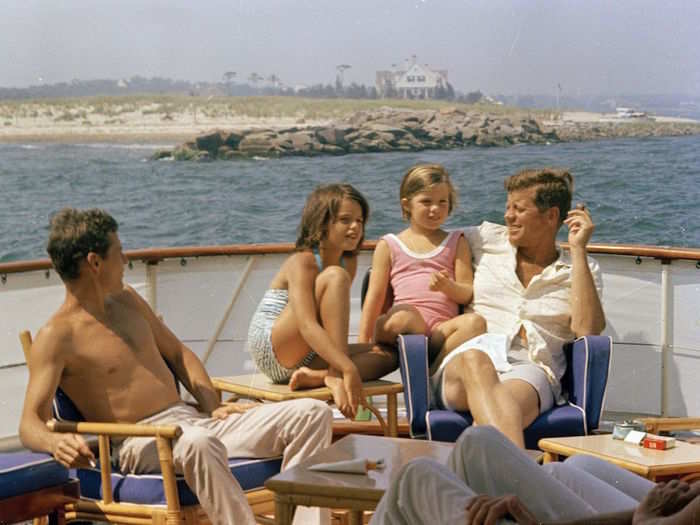 People who knew John F. Kennedy say some of the happiest times of his life were spent with his family onboard the Honey Fitz.