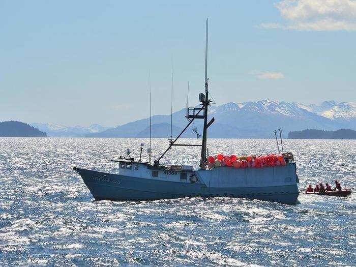 The Coast Guard helps preserve the environment, too. Part of the branch