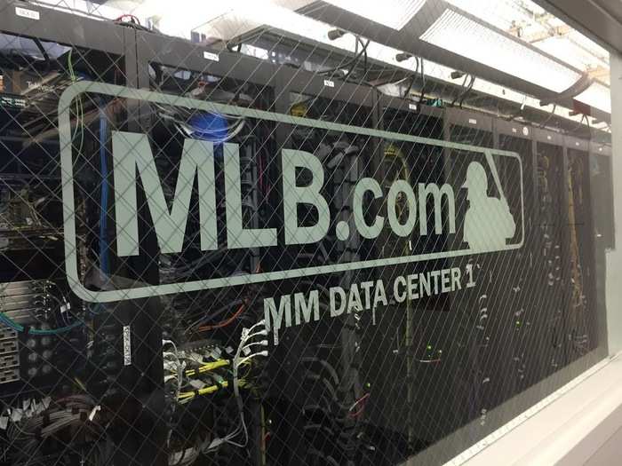 One of the six data centers MLBAM has in the US is located in the Chelsea Market office.