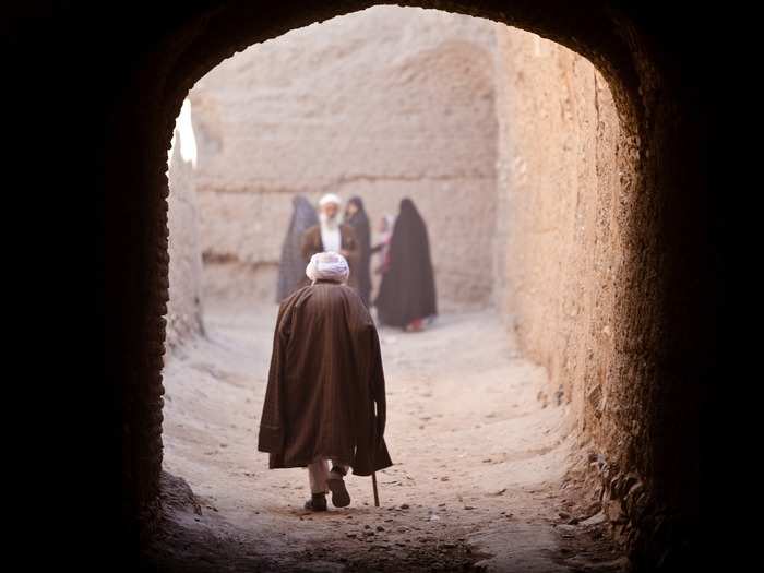 This picture of an old man was taken in Herat, Afghanistan.