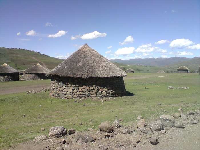 Garfors received yet another marriage proposal while he was in Lesotho. A mother proposed on behalf of her daughter, and if Garfors had accepted he would have lived in a hut like this with the possibility of becoming the chief of the village.