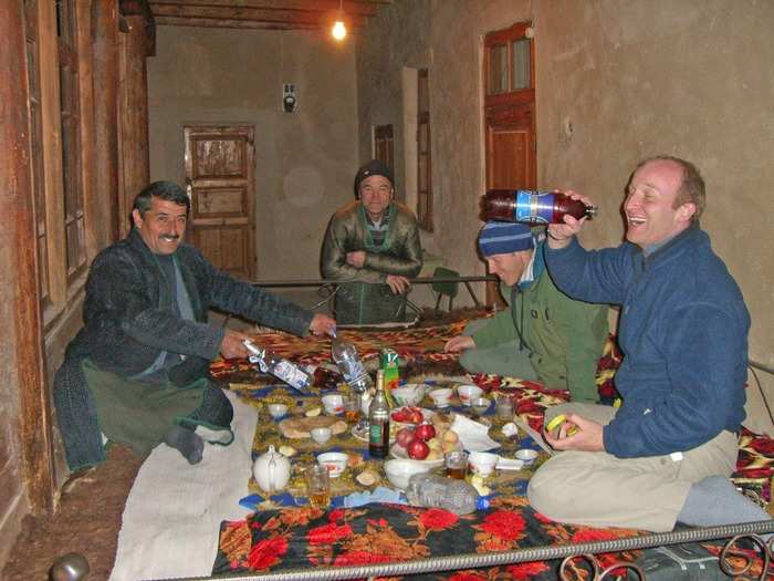 While in Artush, a tiny mountain village in Tajikistan, located in Central Asia, Garfors stayed at the home of a local teacher.