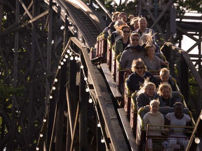 OLDEST OPERATING AMUSEMENT PARK: Denmark’s Bakken, located in Klampenborg, opened in 1583 and continues to operate today. According to the park, you’ll find over 150 attractions which include one of the oldest wooden roller coasters from 1932.