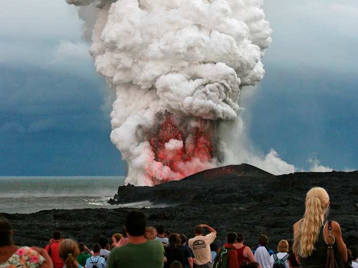 MOST ACTIVE VOLCANO: Hawaii’s Kilauea volcano has been erupting continually since 1983. Its massive eruptions have made it a must-see attraction when visiting the state.